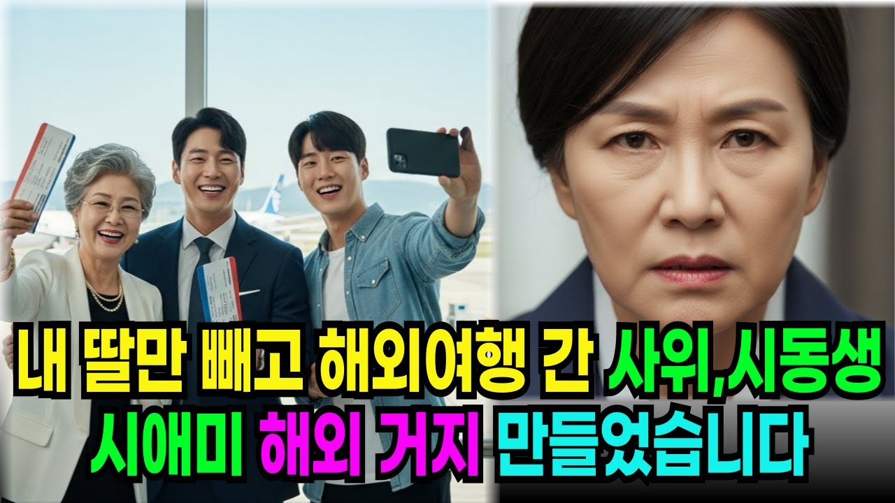 집 지키는 개 취급하며 내 딸만 빼고 해외여행 간 사위, 시동생, 시애미, 하와이 공항 도착 직후 카드 정지시키고  복수했습니다...