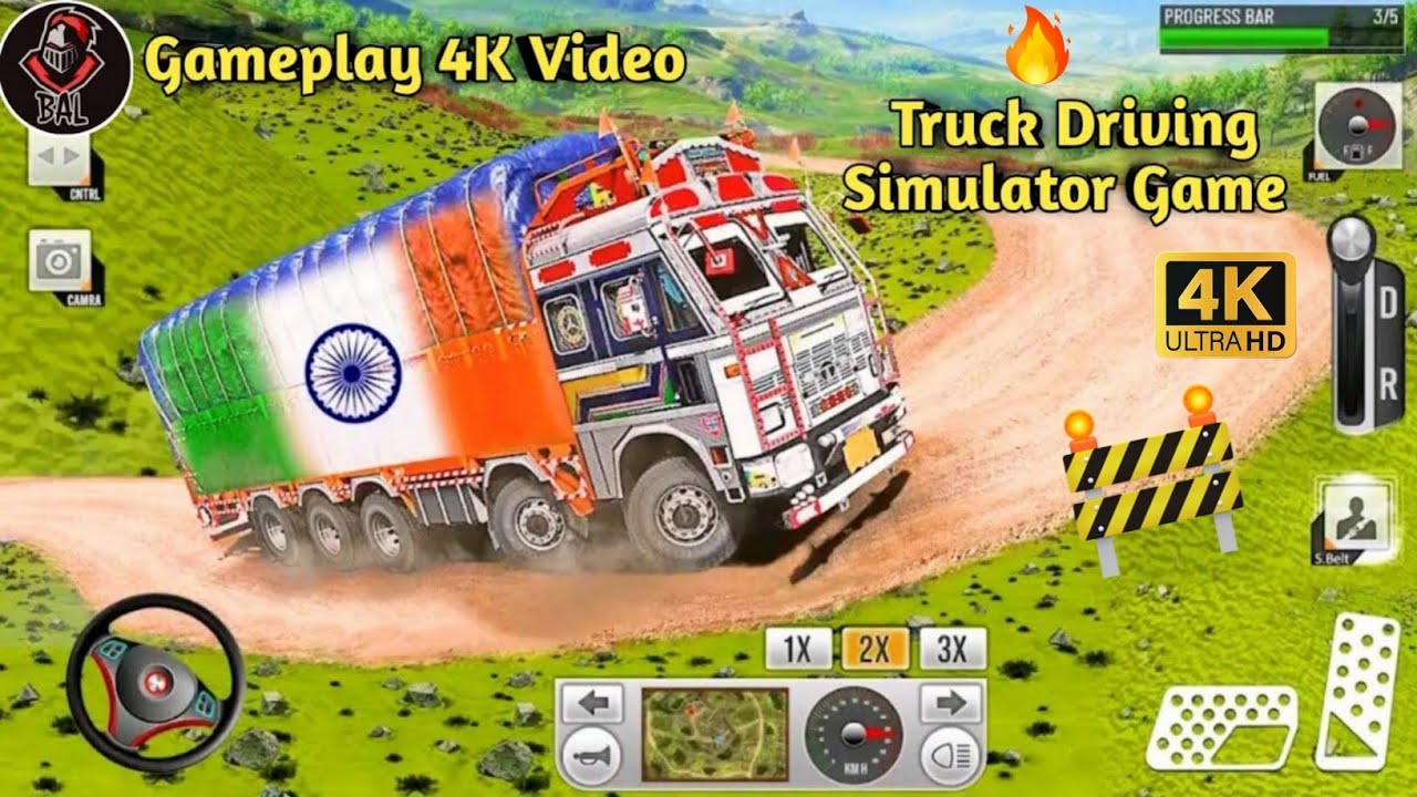 Truck Driving Simulator Game Mobile Gameplay 4K Video Techno Bal Gamerz