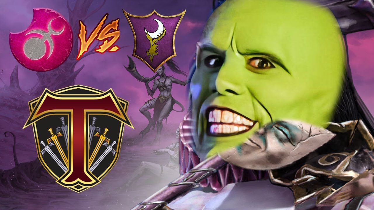 Masque, The Strongest Lord In DLC? Dark Elves vs Slaanesh!