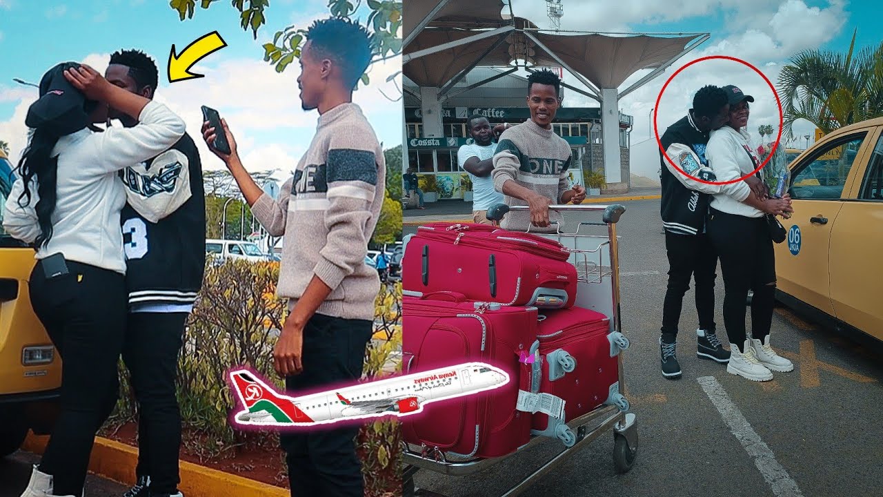 Most awaited Sanitation!🤭🔥 Loyalty test @JKIA🛬 as Ramsey's Long Distance wife From Saudi🇸🇦 arrived🙆🔥