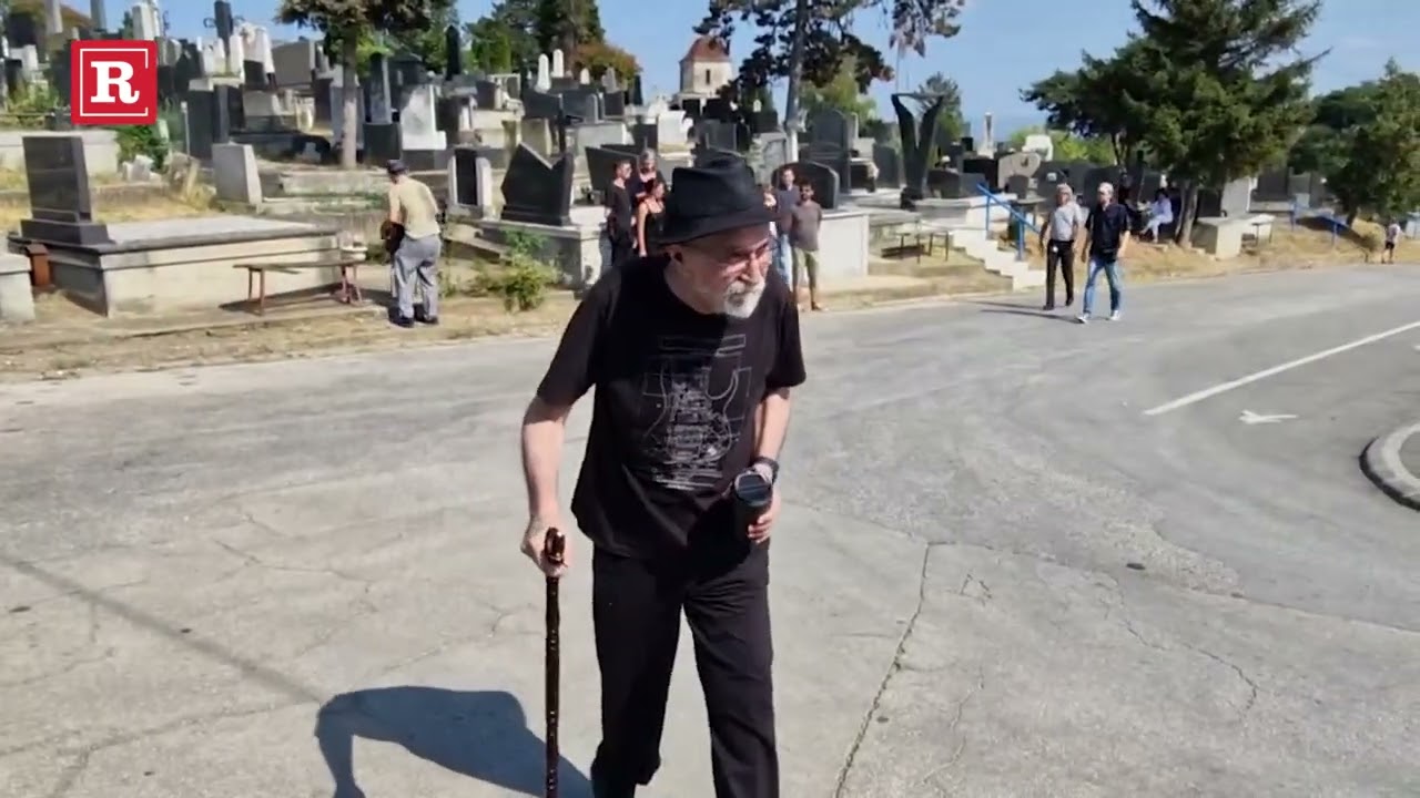 Radomir Mihailović Točak na Borinoj sahrani