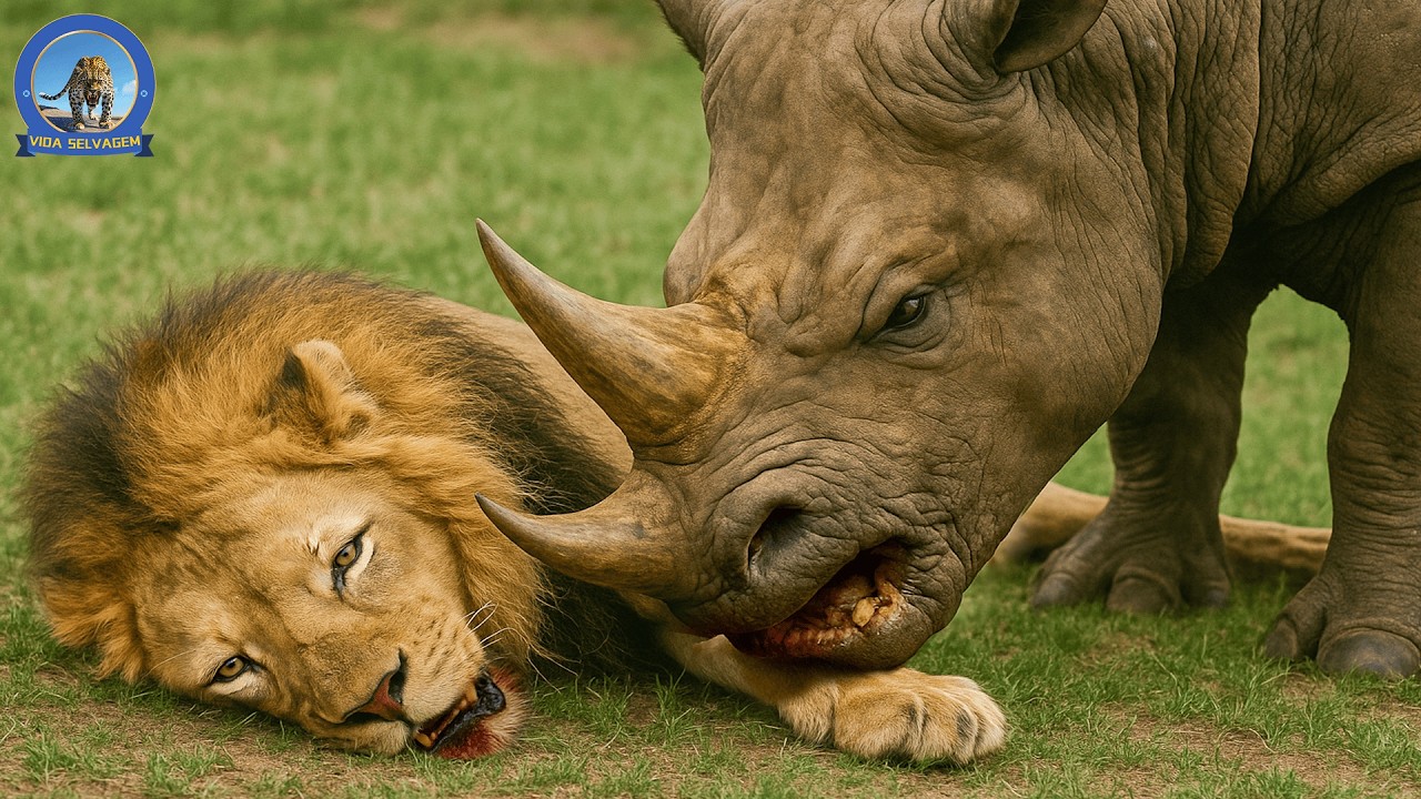 RINOCERONTE – A Lenda Viva da Sobrevivência na Savana Africana  #animaisselvagens #vidaselvagem