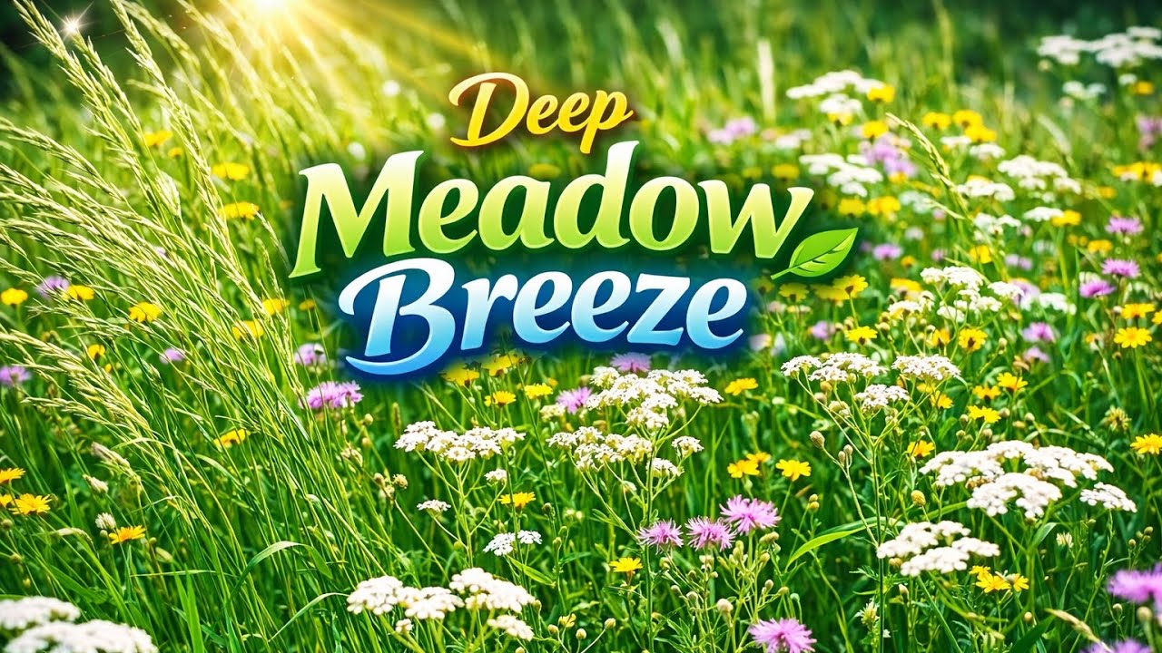 Deep Meadow Breeze 🌿 | Relaxing Nature Sounds for Deep Sleep