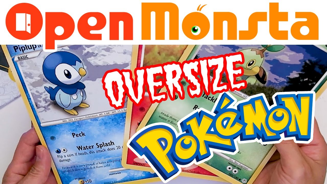 Открытие набора первого партнёра Pokemon &mdash; карты размера &laquo;монстр&raquo;