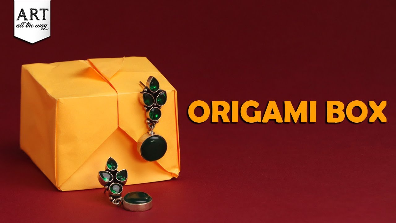 Create Your Own Stunning Origami Box | Exciting Paper Box Making Without Glue! @VENTUNOART