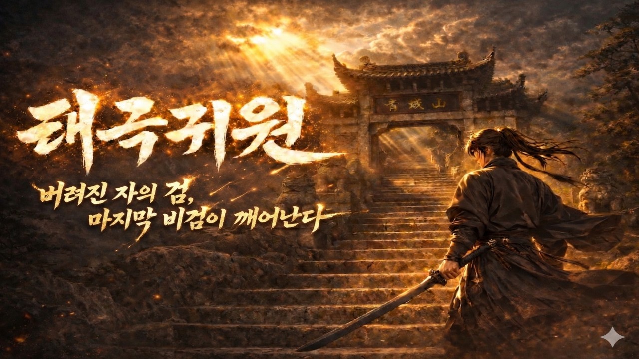 ［무협소설］안보면 후회!!태극귀원  버려진 자의검,마지막 비검이 깨어난다.#wuxia#무협#강호#먼치킨