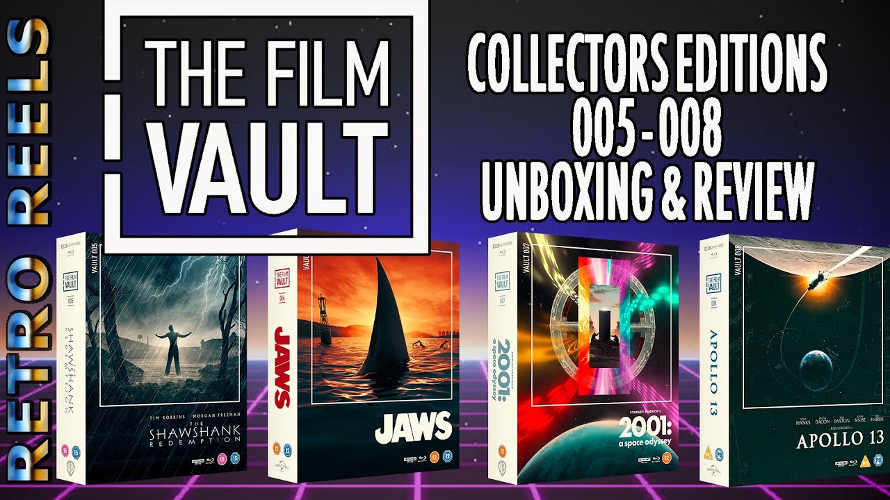 The Film Vault Wave 2- ALL FOUR NEW 4K Ultra HD Bluray Collectors Editions Unboxing & Review.
