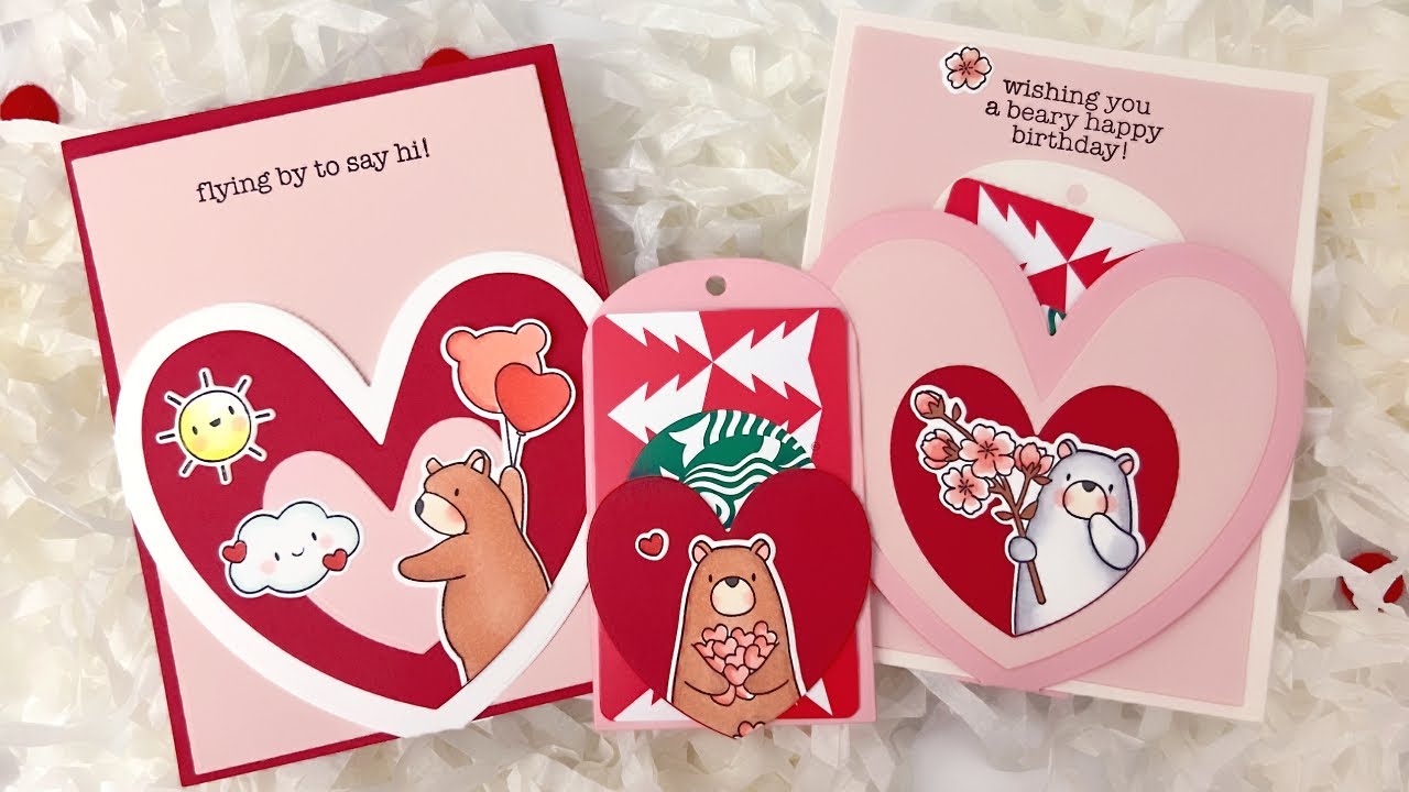 INTRODUCING: A Beary Good Day, Heart Pocket Set Creative Cuts