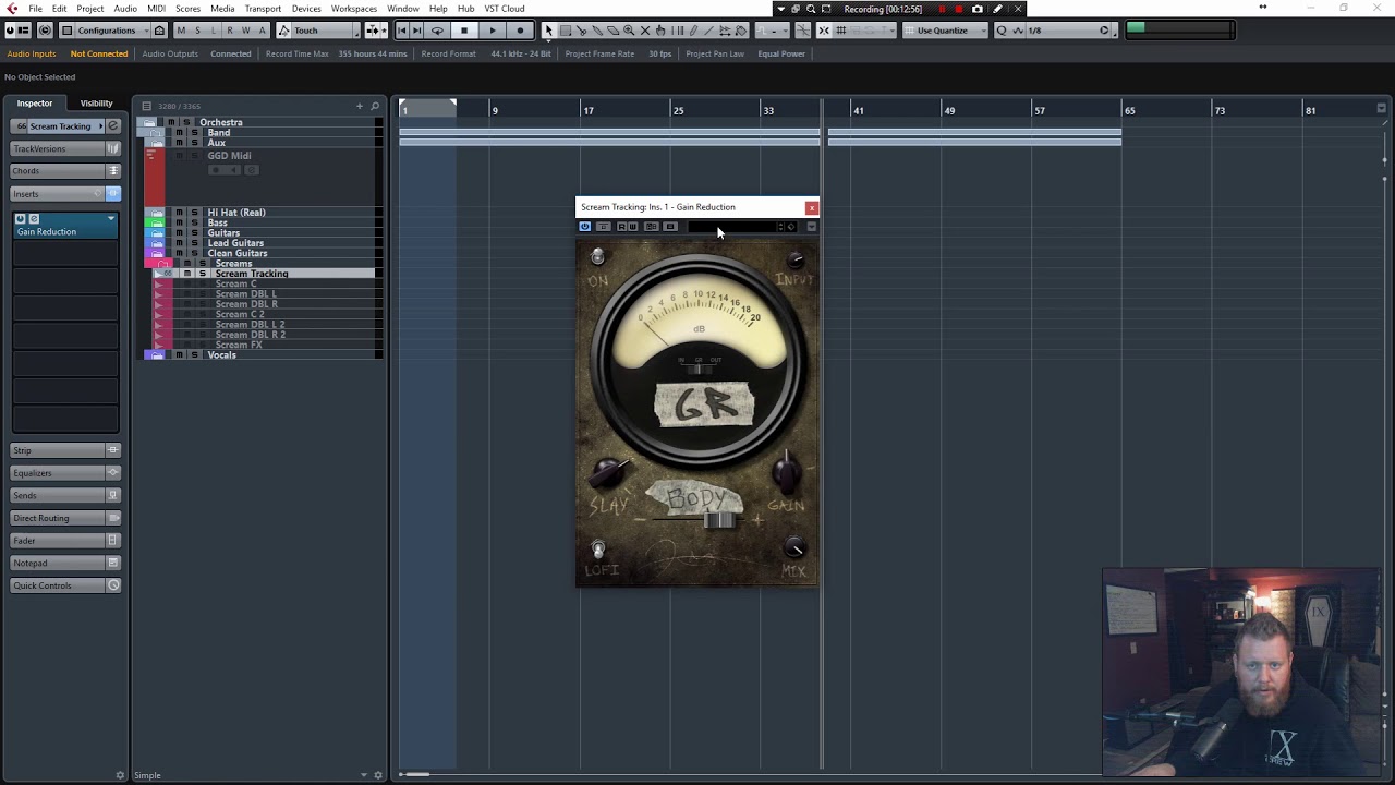 How To With INKJD - Cubase Template Overview