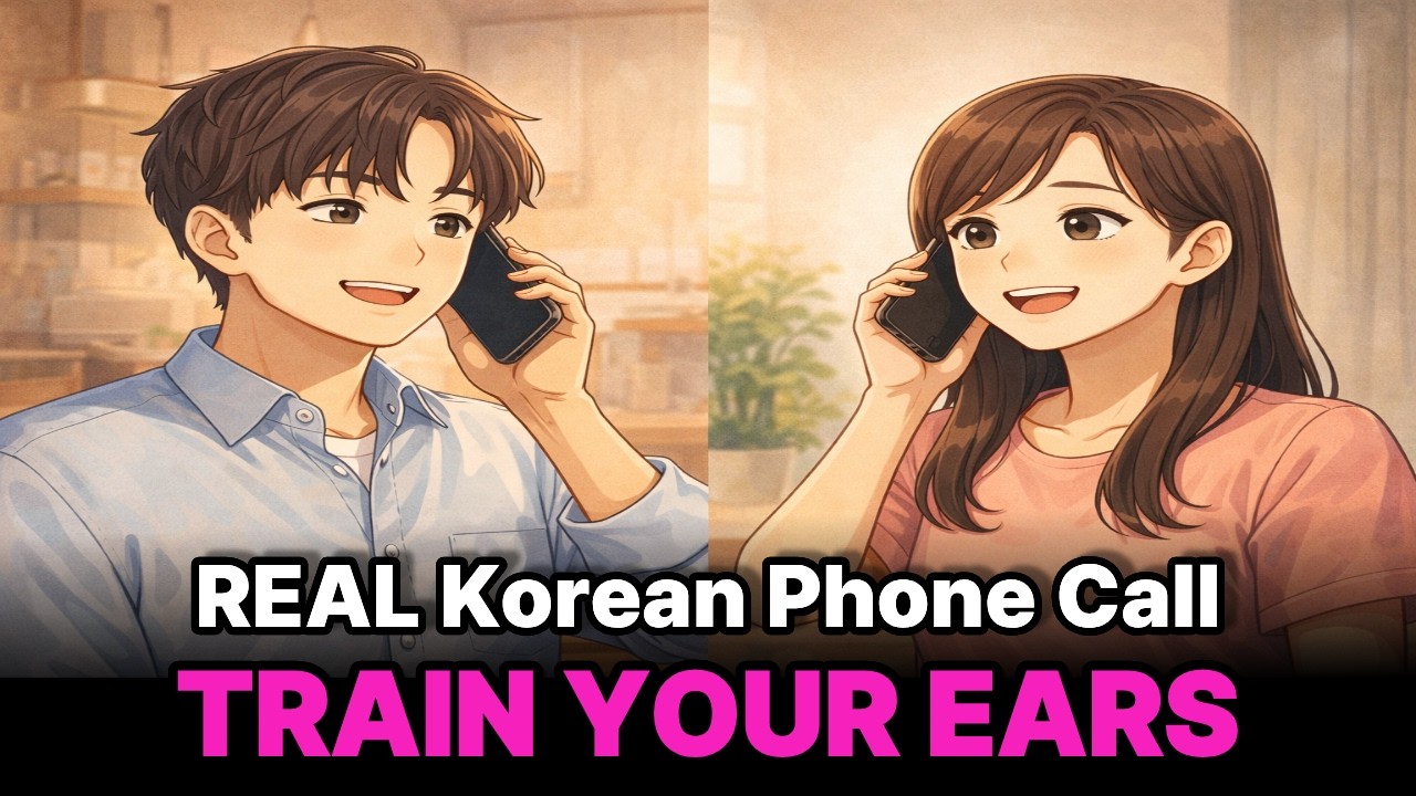 📞 Making Plans with a Friend on the Phone | Korean Listening Practice | Beginner