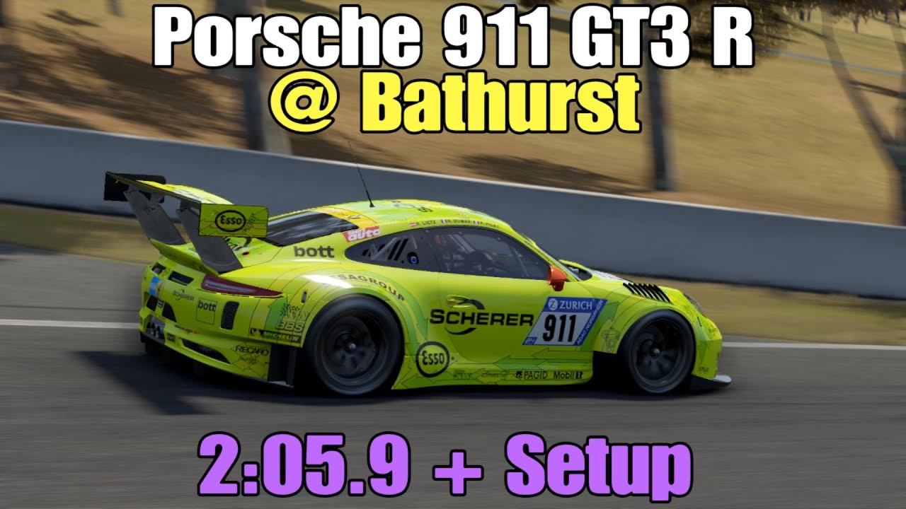 Project Cars 2 | Porsche 911 GT3 R | Bathurst | 2:05.9 + Setup