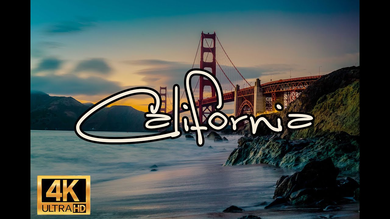 15 min of California by Drone - Amazing Drone Footage + Relaxation Music