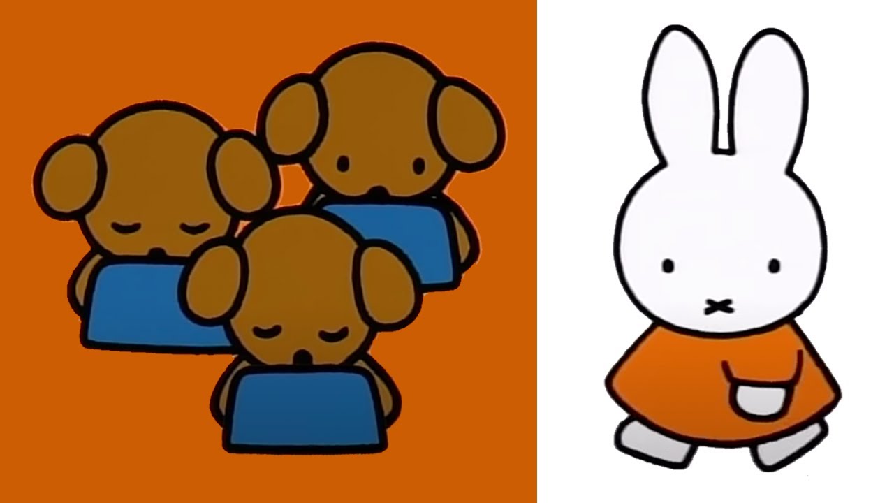 puppy etenstijd | nijntje kleuren, cijfers en vormen | nijntje serie voor kinderen
