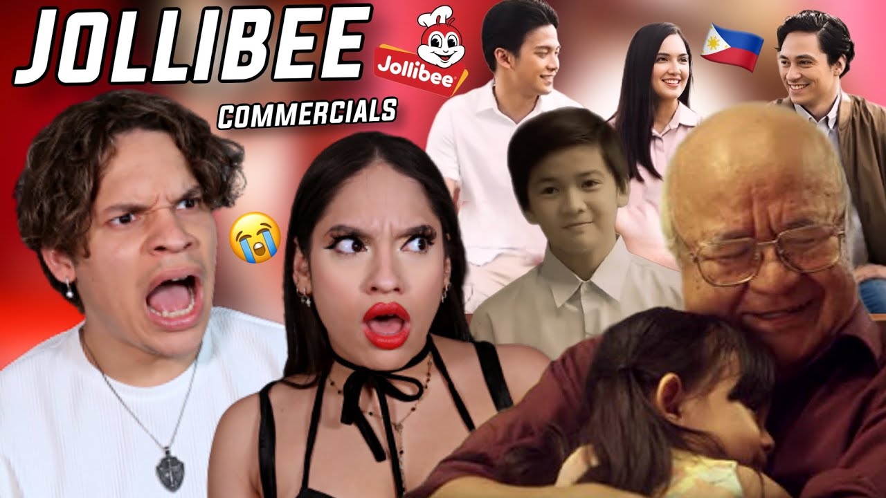WHY AM I CRYING TO A FILIPINO CHICKEN AD? Waleska & Efra react to Jollibee Commercials