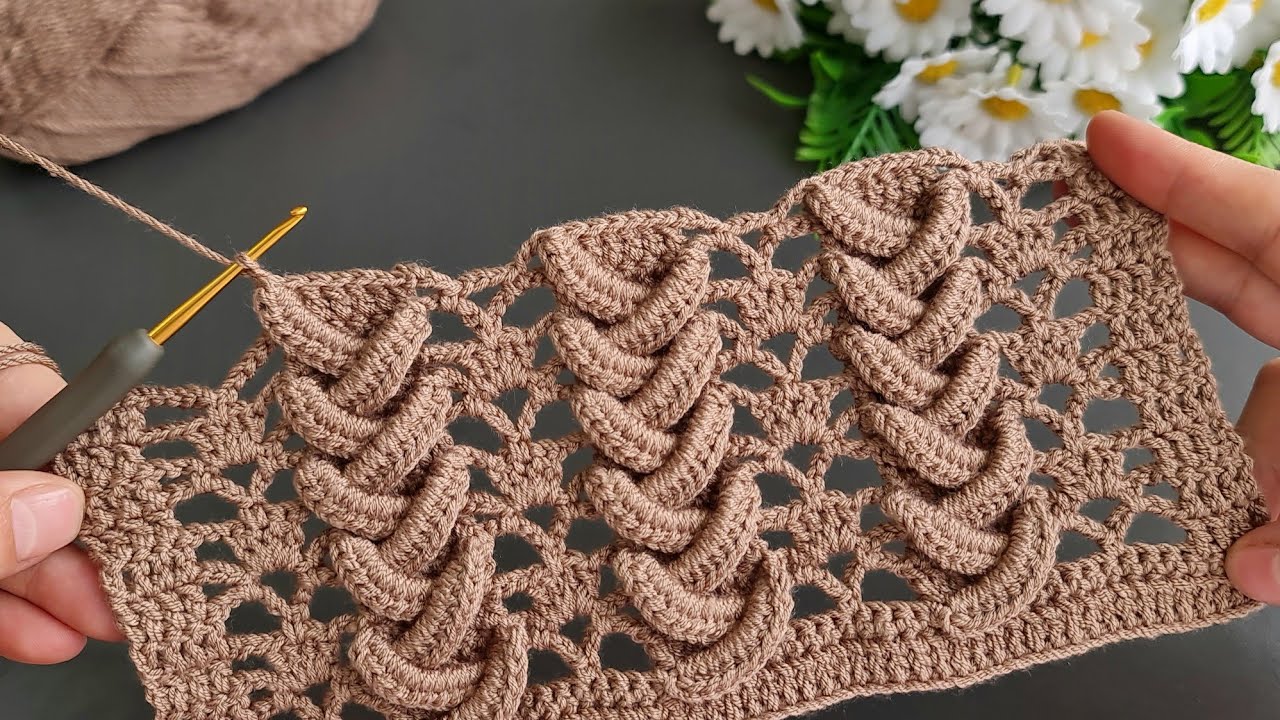 Wow!.. 😇 Unique STITCH I've never seen crochet like this before. New crochet pattern. Super Easy