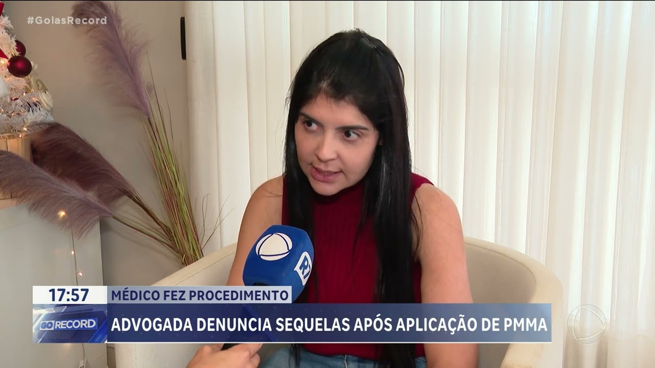 Advogada denuncia sequelas após aplicação de PMMA