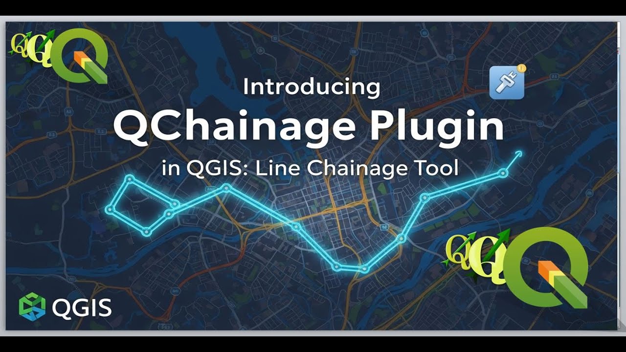 Представляем QChainage Pugin в инструменте цепочки линий QGIS