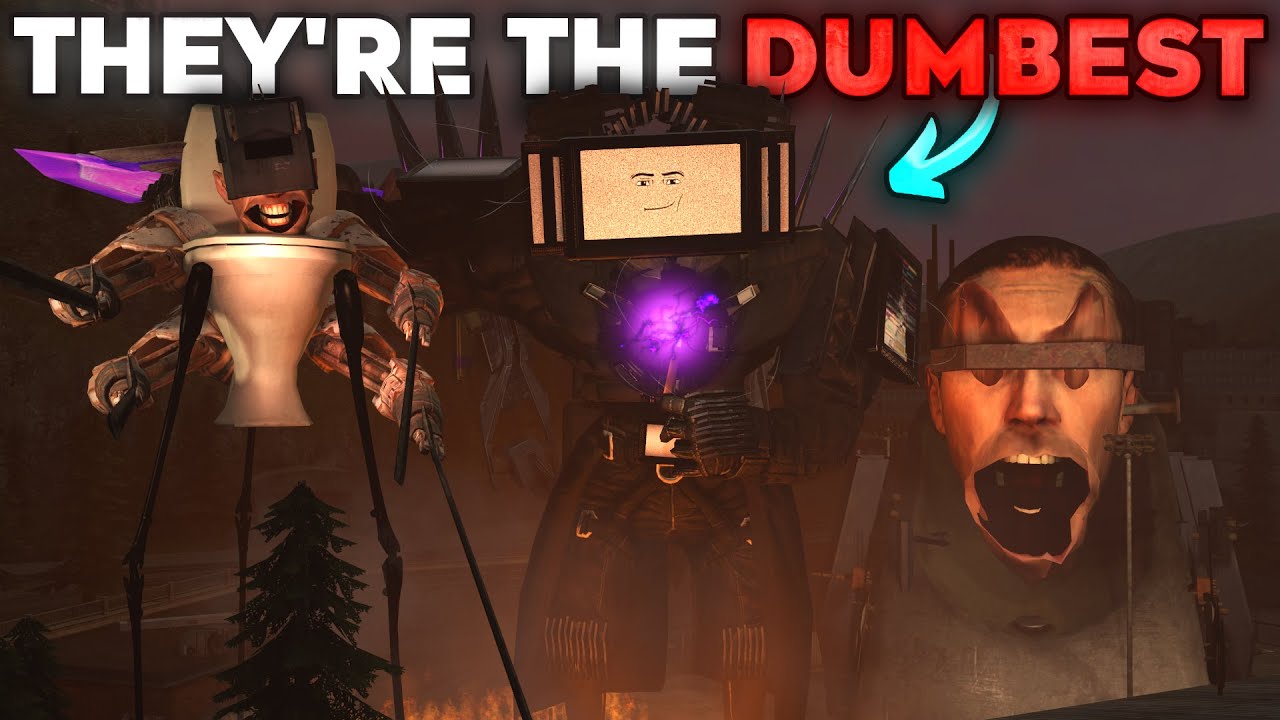 TOP 15 DUMBEST CHARACTERS in SKIBIDI TOILET🤪