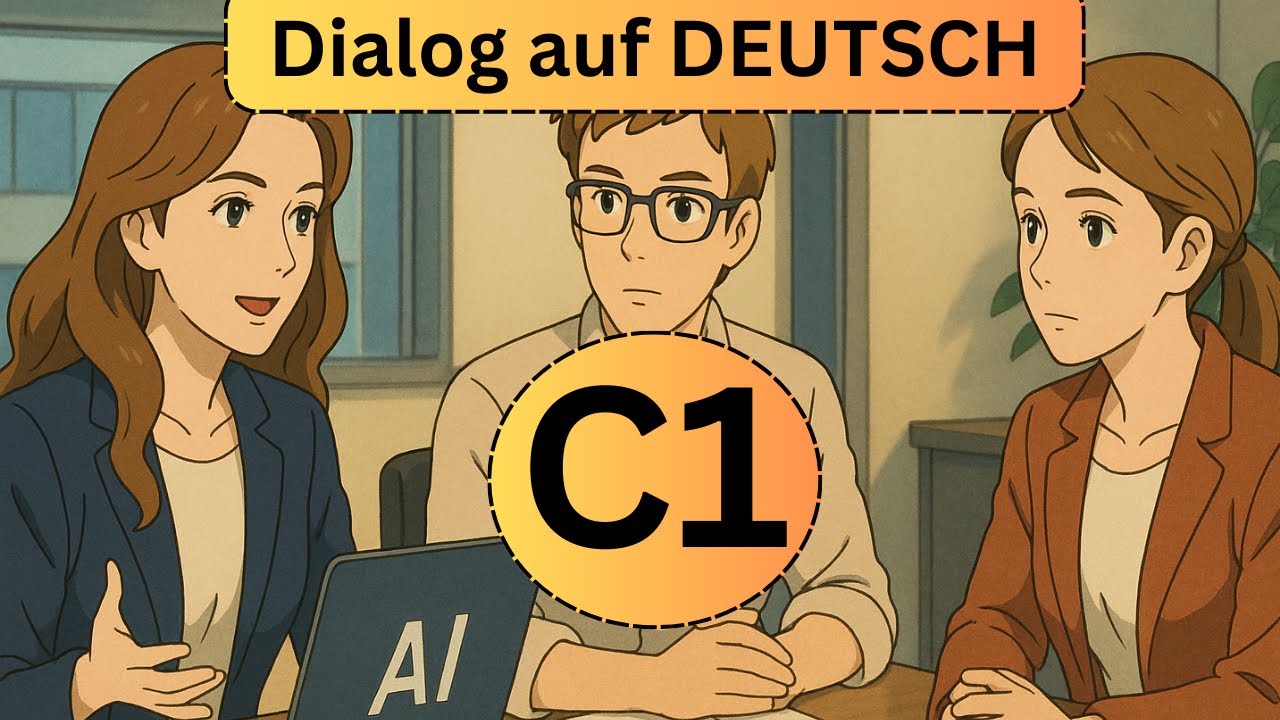Künstliche Intelligenz im Unternehmen | Dialog auf Deutsch C1 | German C1 Dialogue | Business German