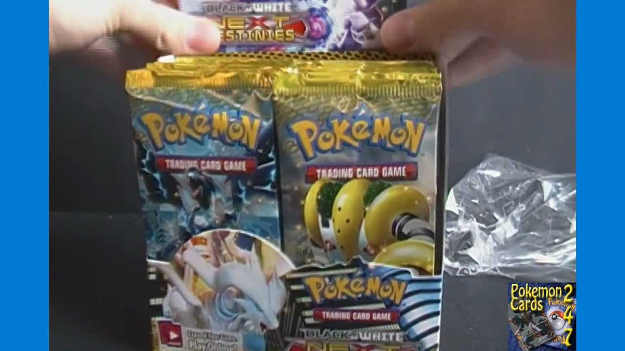 Pokemon Black & White Next Destinies Booster Box Opening of Trading Cards (Box 3 Part 1)