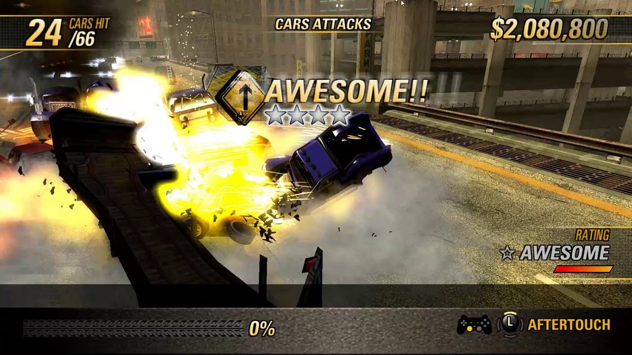 Altered Chaos: Cars Attacks - $12.5M || Burnout Revenge Crash Junctions w/ Modified Traffic || PCSX2