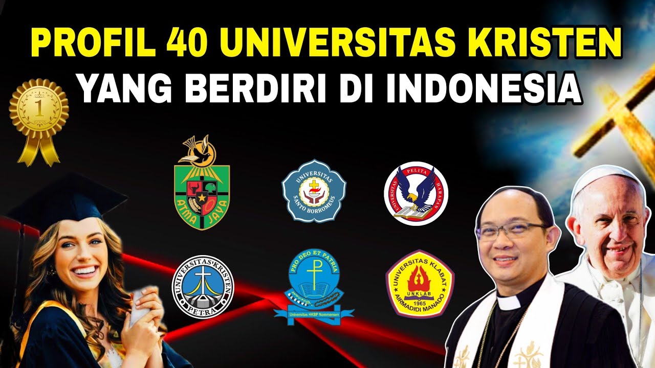 Jarang dibahas, Indonesia ternyata punya 40 UNIVERSITAS KRISTEN (Katolik + Protestan)‼️Ini Profilnya