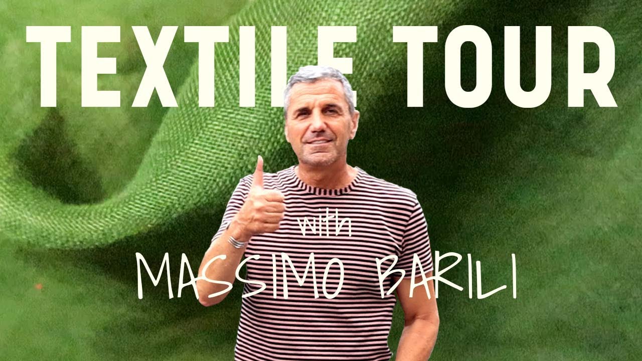 TEXTILE TOUR with Massimo Barili in Prato, Italy (how fabric is made)