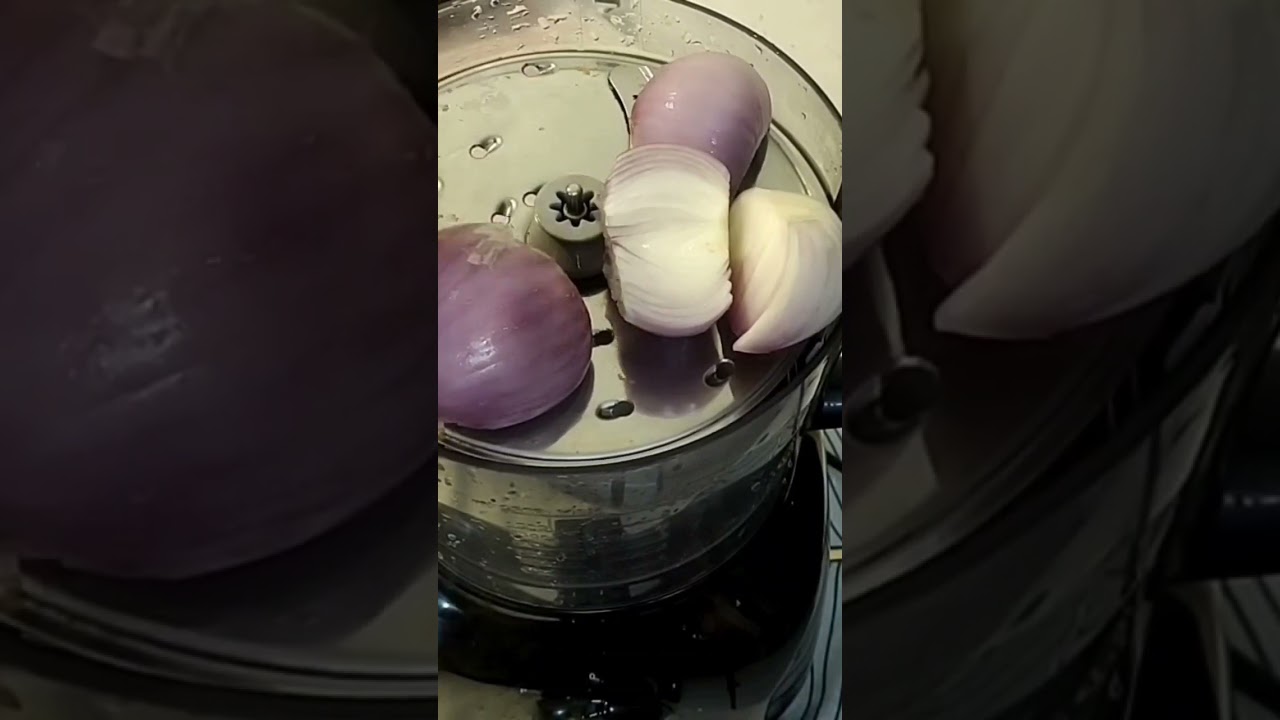How to chop & slice onion in Philips food processor