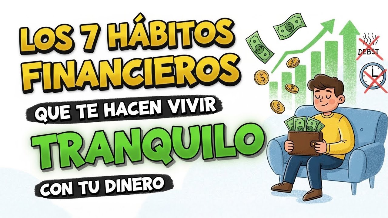 7 HÁBITOS FINANCIEROS de las personas que siempre viven TRANQUILAS con su DINERO
