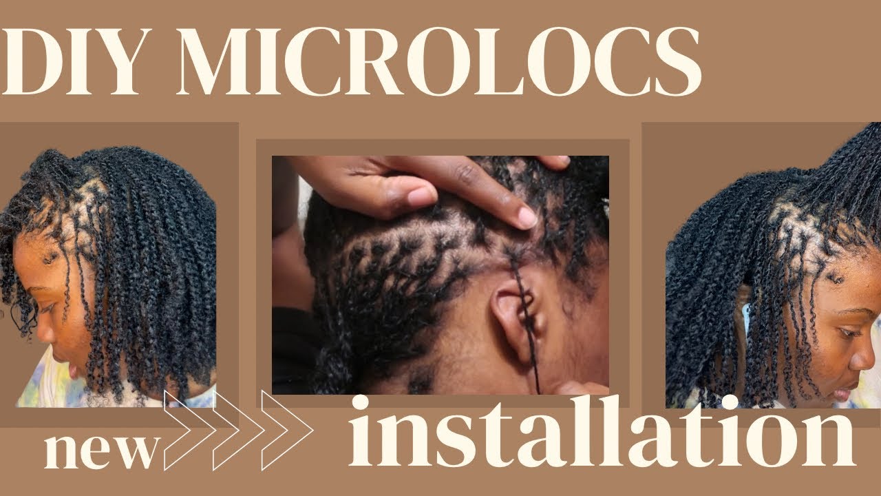 microlocs installation | interlocking starter locs  | two strand twist starter locs