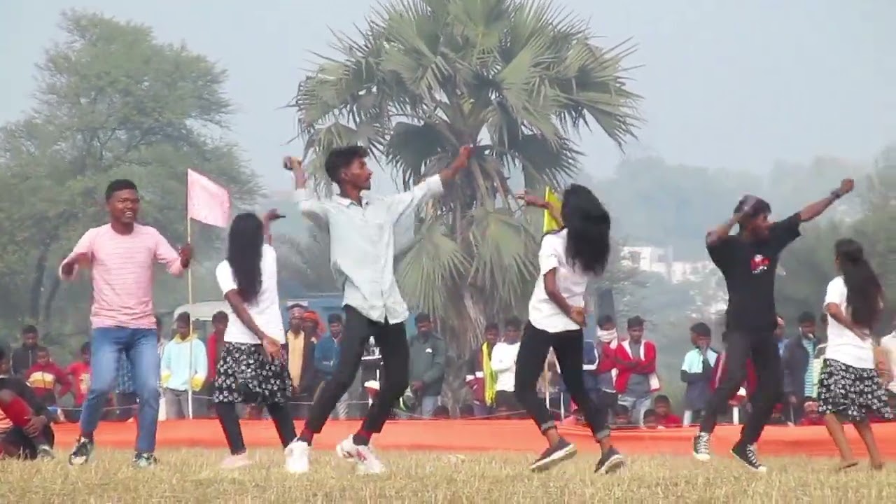 Chhota Paharpur Football Ground 2024_DELA SANGAT DELA RE_NEW SANTALI SONG 2024
