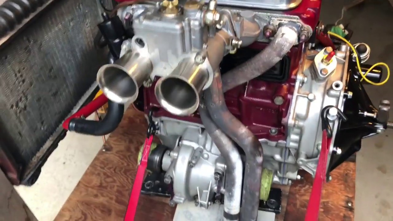 Incredible sound of Jemal's Super Small Bore Engine- First Start