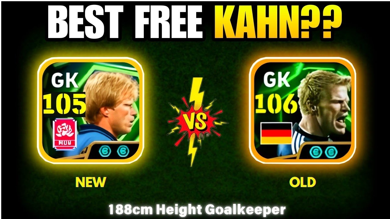 106 против 105! 💀🔥 | Какая карточка Оливера Кана лучше? 🤔 | O. Kahn eFootball 2026 | efootball 2026