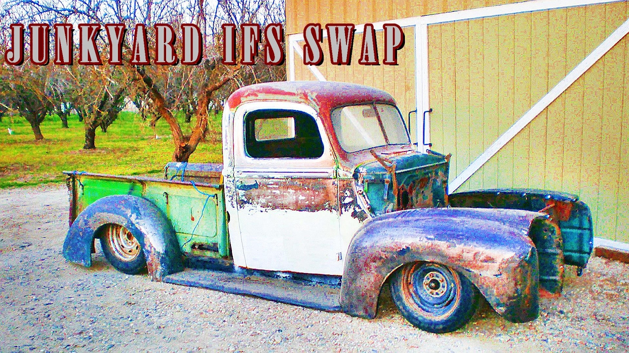 Jaguar xj6 IFS conversion with full air suspension! (PART 6) 1947 ford truck build