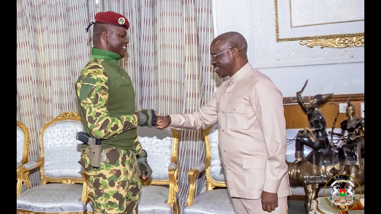 Le Capitaine Ibrahim Traoré a reçu Guillaume Soro