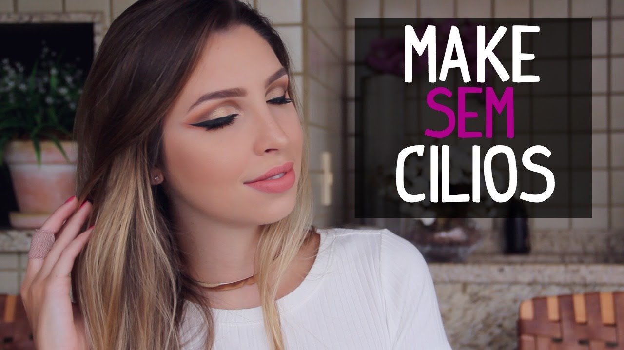 Make SEM Cílios Postiços