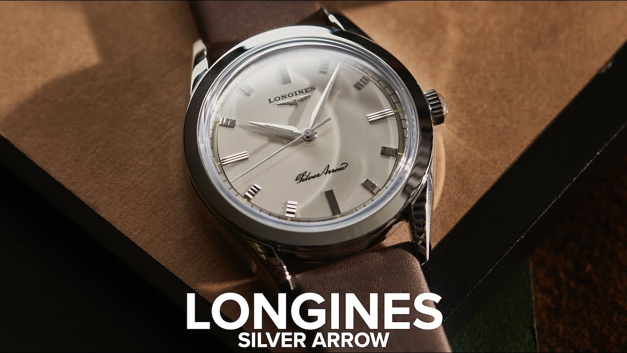 The Longines Silver Arrow offers '50s elegance with an architectural twist