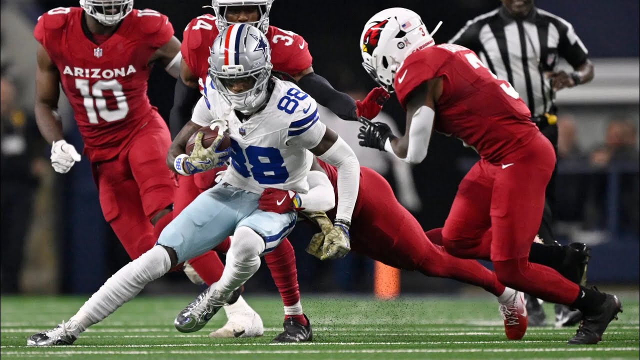 CeeDee Lamb Every Catch vs the Arizona Cardinals Week 9 2025