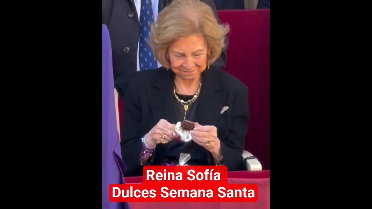 Reina Sof&iacute;a disfruta de los dulces de Semana Santa