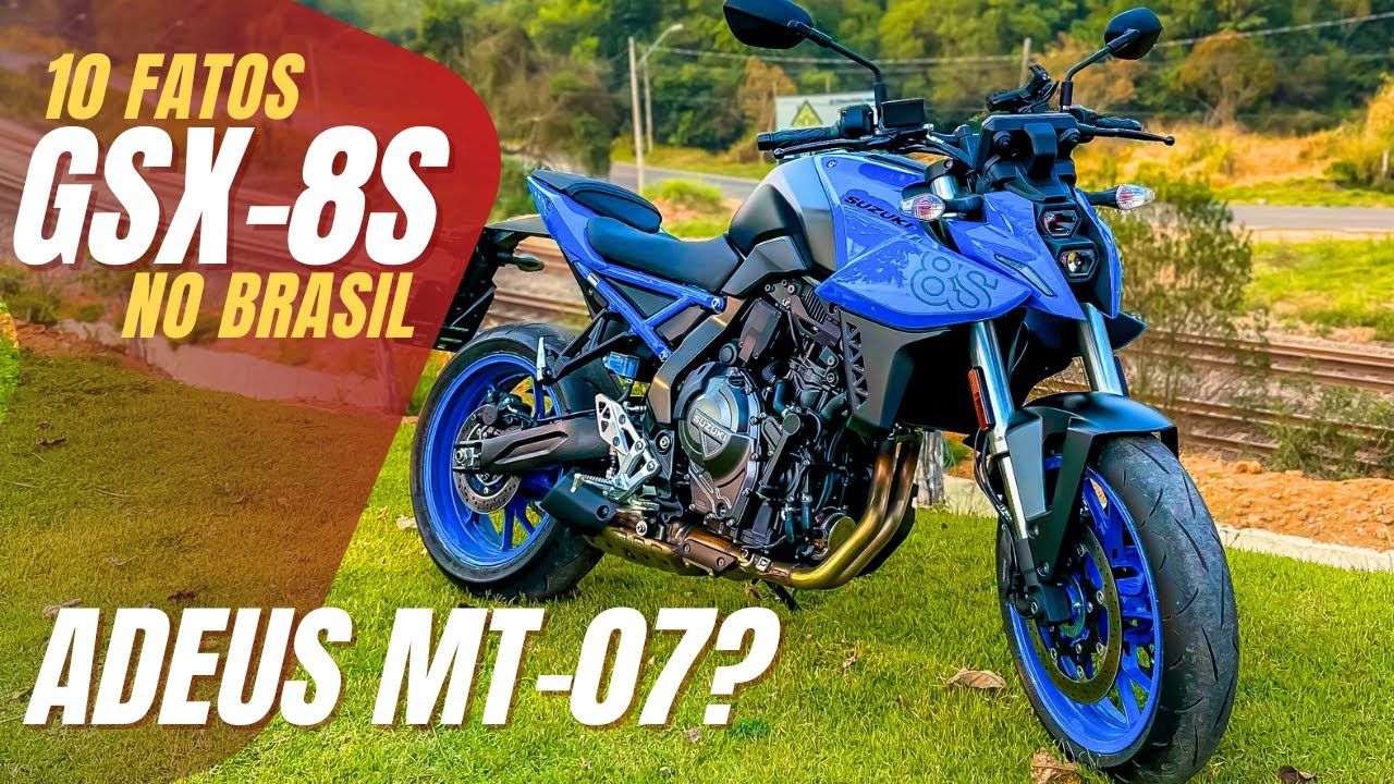 ADEUS MT-07? 10 FATOS GSX-8S | LANÇAMENTO SUZUKI NO BRASIL