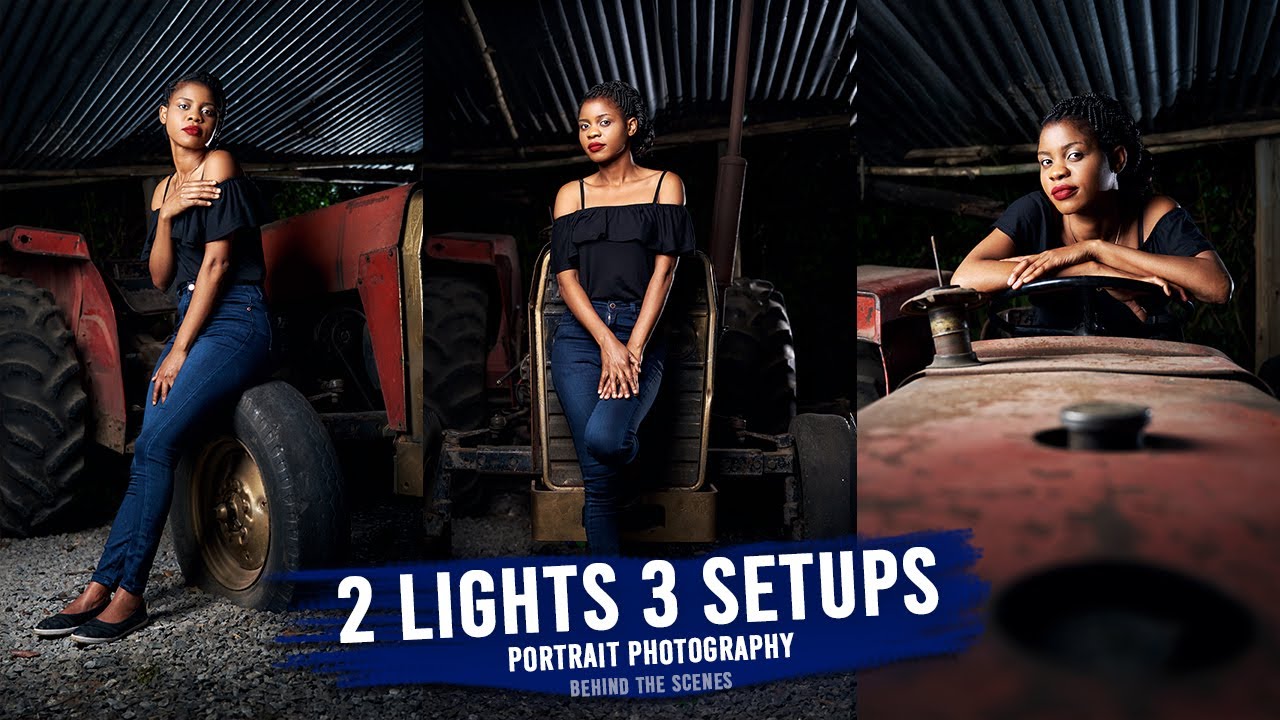 3 SIMPLE Outdoor PORTRAIT Photography SETUP with 2 LIGHTS + Sony A7III & Tamron 28-75mm + AD600