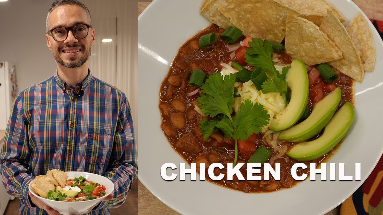 Chicken Chili with Roasted Peppers | Joseph Erdos