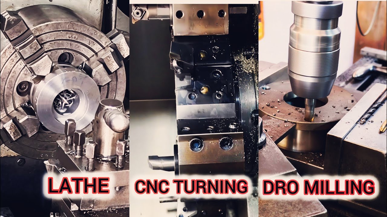 What is a CNC TURNING MACHINE and How Does it Work?? #cnc #cncmill #lathemachine #metalworking 