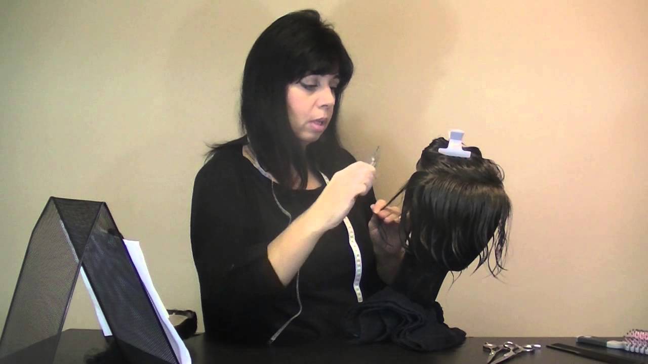 How to cut style mens toupee