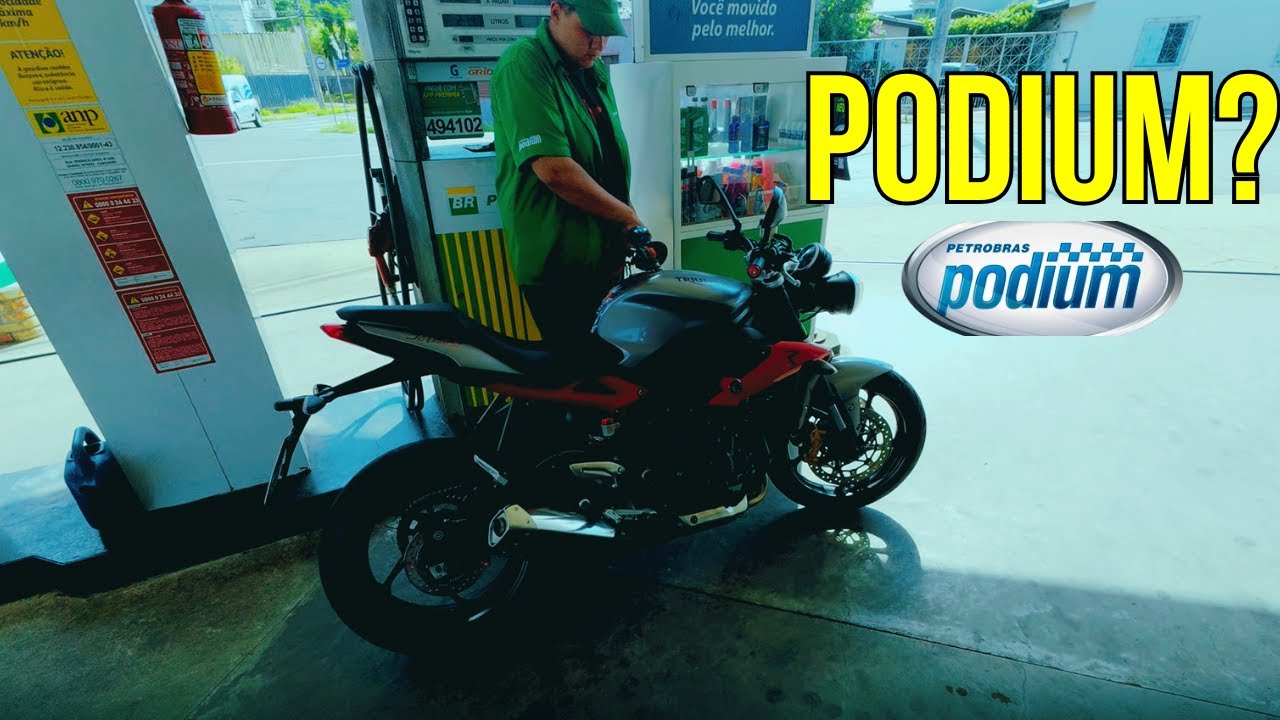 🏍 VEM COMIGO ABASTECER - STREET TRIPLE 675r