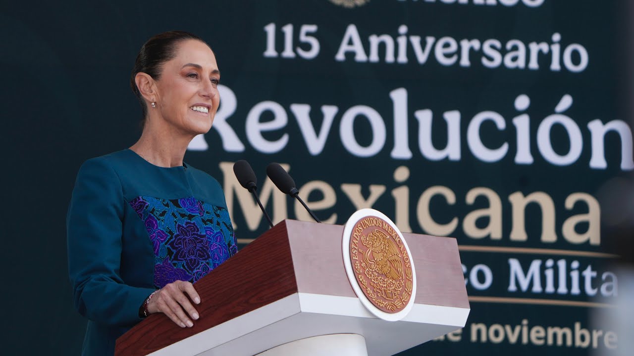 Mensaje de la presidenta Claudia Sheinbaum Pardo en el 115 Aniversario de la Revolución Mexicana