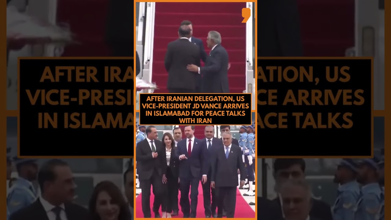 JD Vance Arrives in Islamabad | US&ndash;Iran High-Stakes Peace Talks Begin in Pakistan