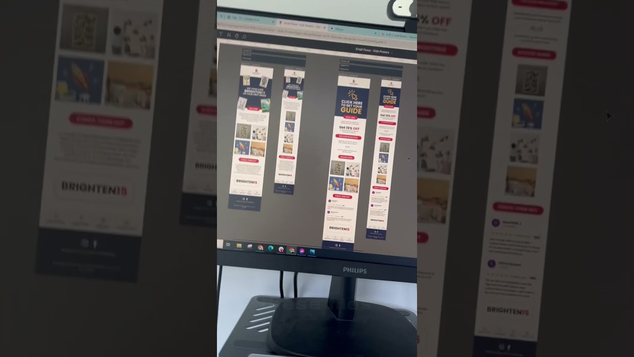 This is the software that I use to design my emails.  #emailmarketing #klaviyo #smsmarketing￼