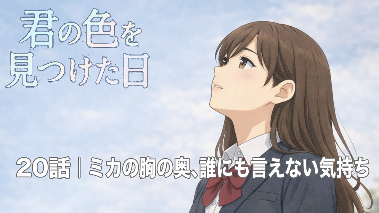 【君の色を見つけた日】20話「ミカの胸の奥、誰にも言えない気持ち」
