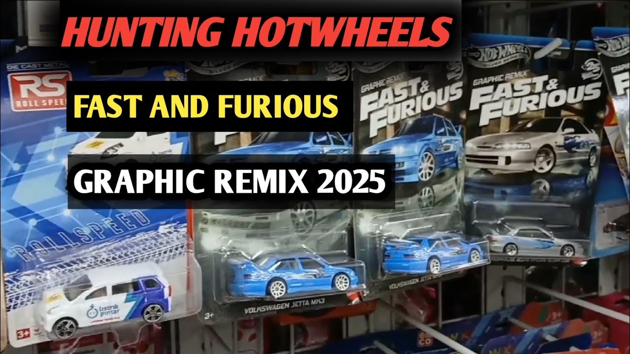 Hunting Hot Wheels! Fast and Furious Graphic Remix 2025 